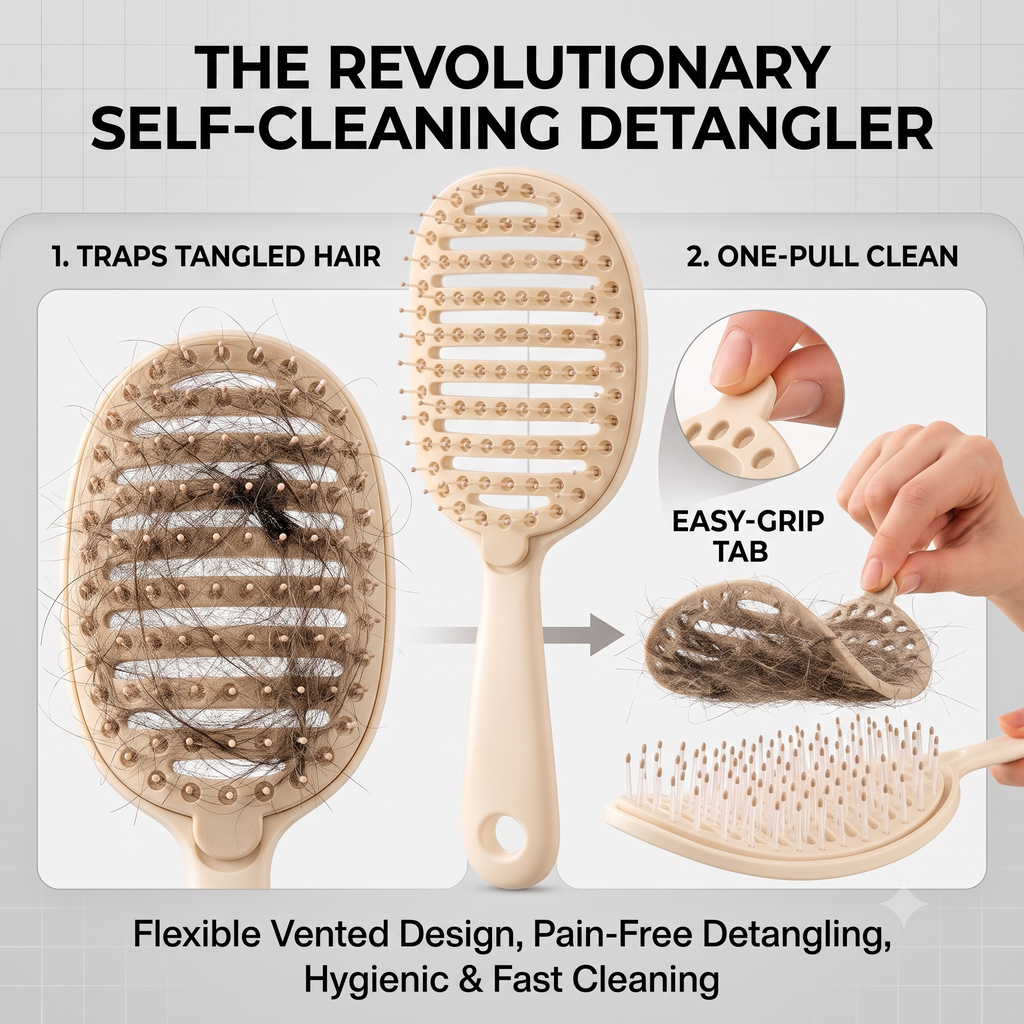 Detangling Hair Brush for Women & Men