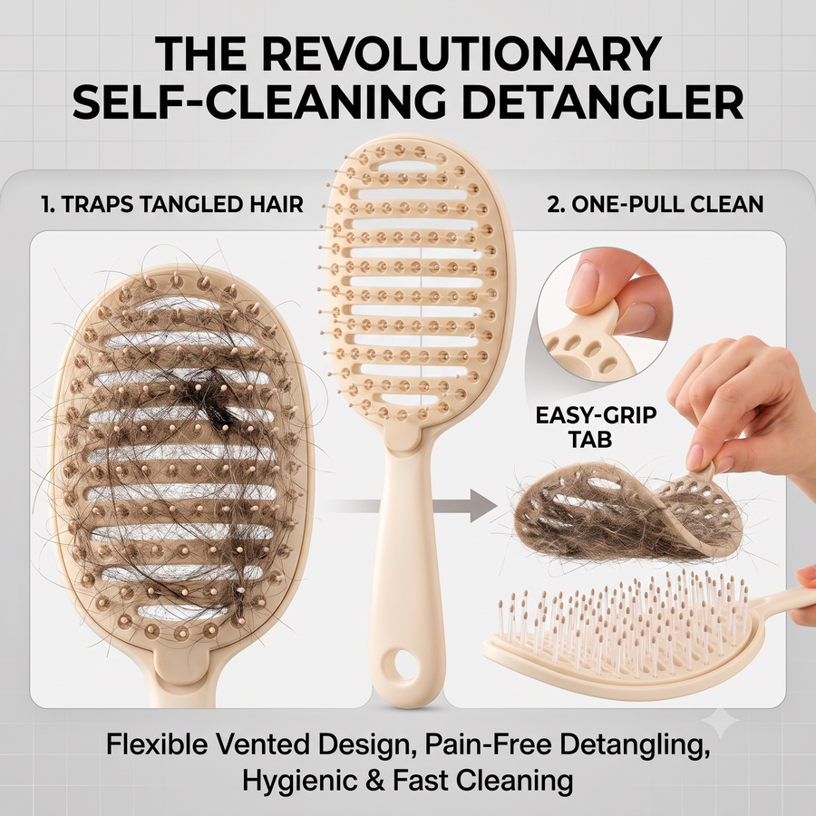 Detangling Hair Brush for Women & Men